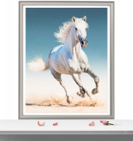 Алмазная мозаика &quot;Белая лошадь&quot;