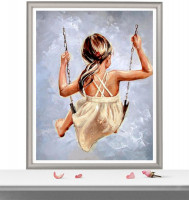 Алмазная мозаика &quot;Счастье на качелях&quot;