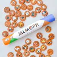 Мемори &quot;Собачки&quot; в тубусе
