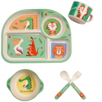 Посуда из бамбука &quot;Зоопарк&quot;