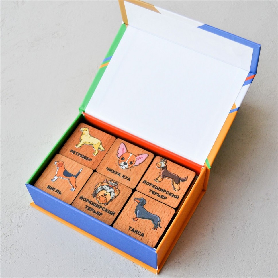 Мемори "Собачки" в картонной коробочке
