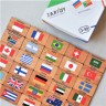 Мемори "Флаги мира" в картонной коробочке