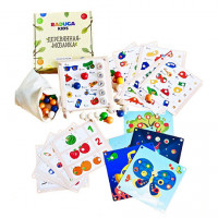 Мозаика деревянная Макси &quot;Изучаем цифры, буквы, цвет&quot;