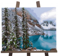 Картина по номерам &quot;Изумрудное озеро&quot;