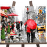 Картина по номерам "Дождь в Нью-Йорке"
